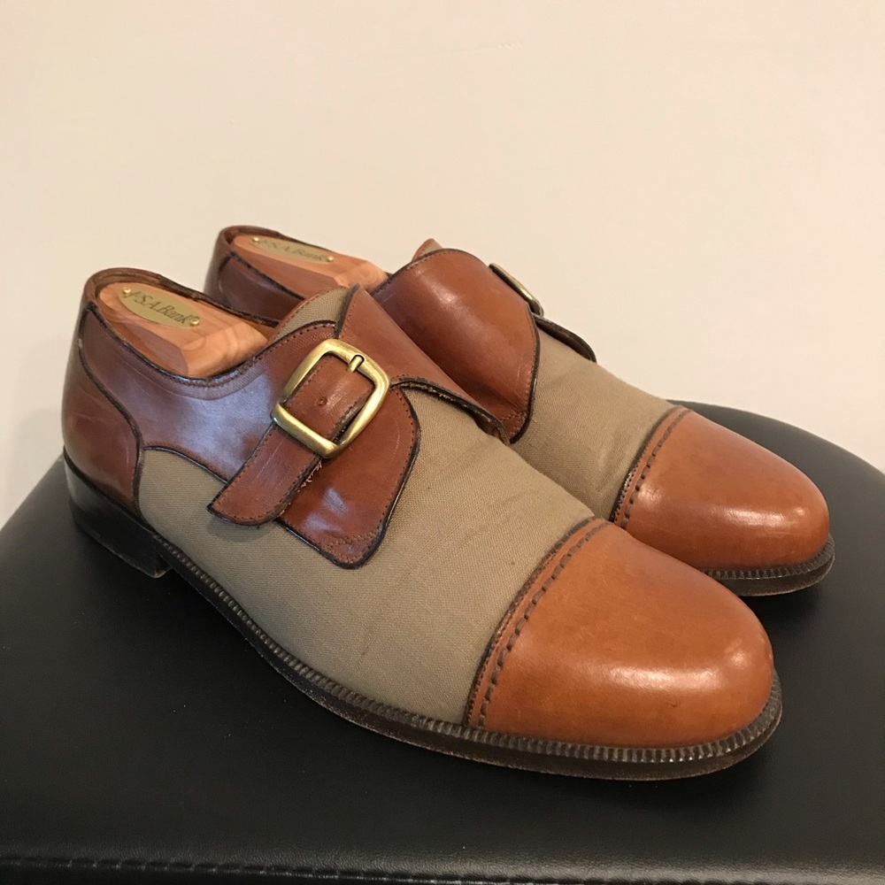 Cole Hann spectator monkstrap made in Italy 9D